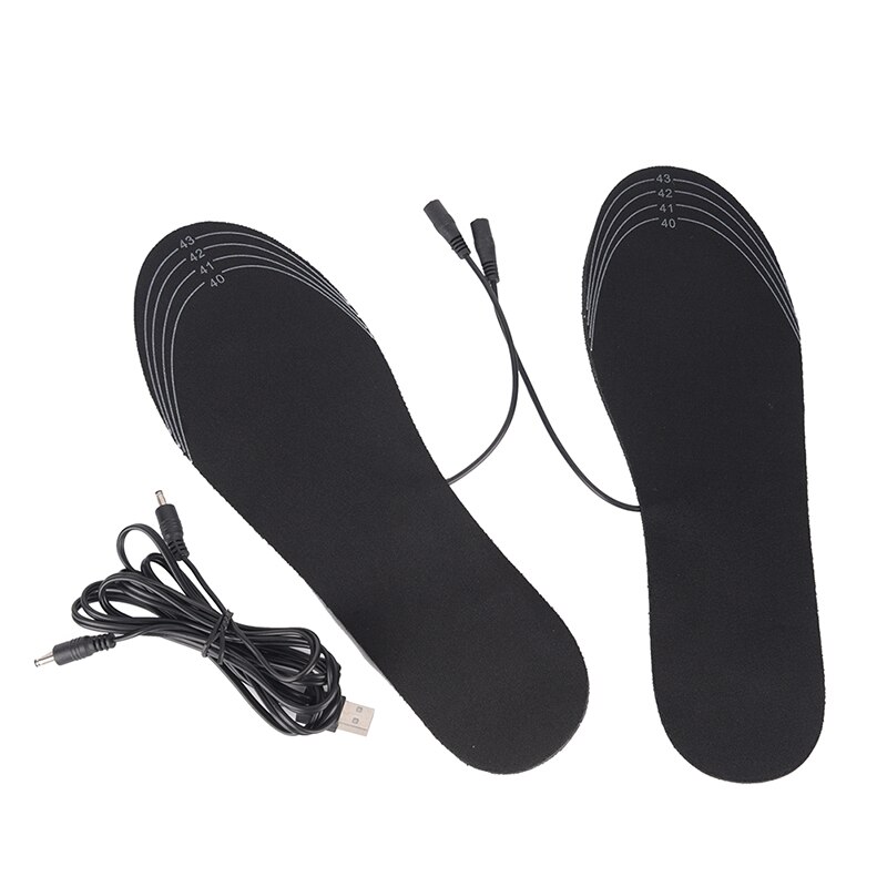 Chauffe-batterie électrique Rechargeable chauffe-chaussures USB semelles chauffantes hiver garder au semelle intérieure électriquement thermique