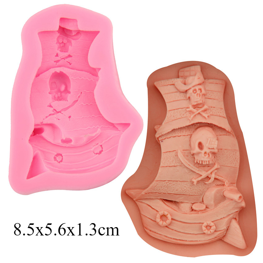 Moules en silicone en forme de crâne pour décoration de gâteau au chocolat, moules en résine, accessoires de cuisson Har Ant, élection bricolage, Halloween 7.5,: MULTI