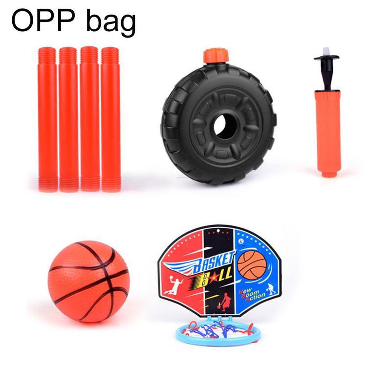 freundlicher Basketball Spielen einstellen draussen Sport Verstellbaren Ständer Korb Halfter Band Ziel Spiel Mini drinnen freundlicher Hof Spiel Junge Spielzeug: mit OPP Tasche