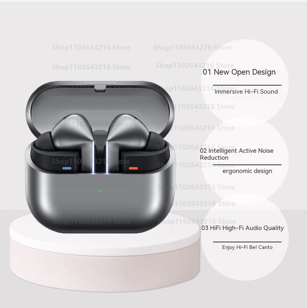Voor Galaxy Buds 3 Pro Ruisonderdrukking Draadloze hoofdtelefoon Ruisonderdrukking In het oor Meeslepende HIFI-geluidsheadset voor Android iPhone