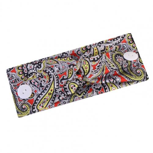 Diadema de buena elasticidad con absorción del sudor, banda para la cabeza cabello con dos botones fuertes para trotar: BlackYellow