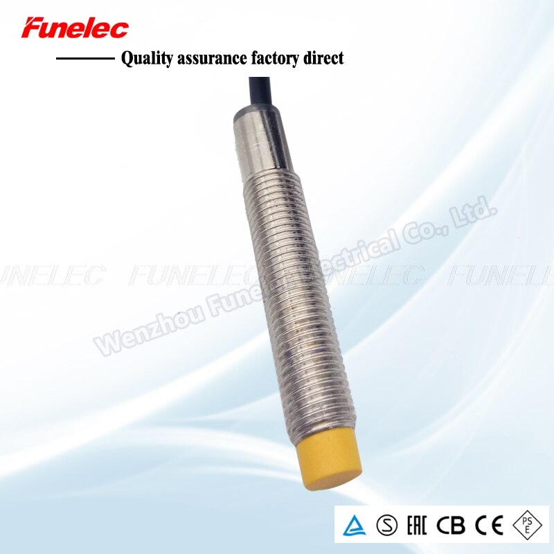 M12 Extended High Temperature Inductive Proximity Sensor Switch NPN NO