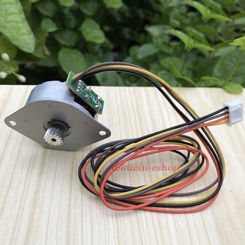 Minebea NMB 35mm Round Stepper Motor With Twill Gear Large Torque 2-phase 4-wire Stepping Motor Large Torque For Printer Scanner
