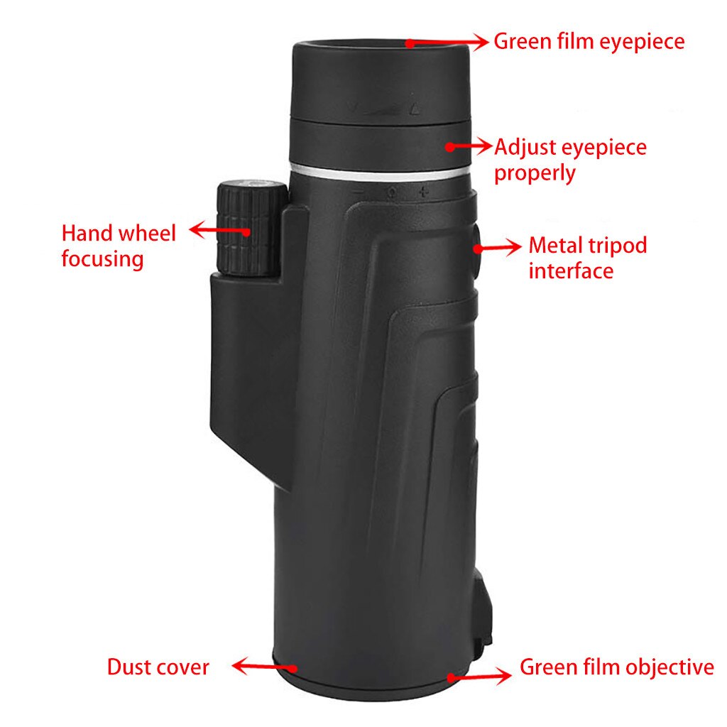 Portable spotting telescope Zoom Optical HD Lens Monocular Telescope telescopio телескоп #121