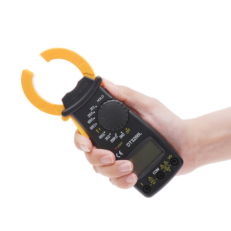 Digital clamp Meter 600V 400A 2MΩCurrent Clamp Adapter Clamp-On multimeter ammeter with Test Probes