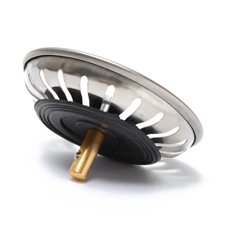 1 Stuks Rvs Vervanging Zeef 79 Mm Keuken Water Wastafel Gootsteen Afdruiprek Zeef Uitloog Mand Afval Plug Stopper filter