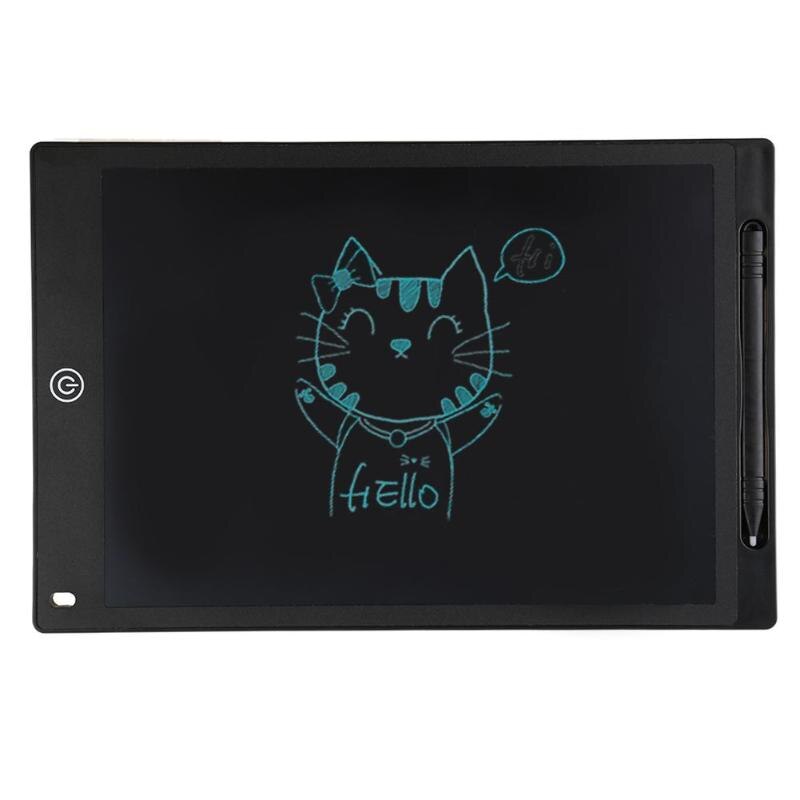 12inch Portable Digital LCD Drawing Tablet Pad Writing Graphic Board Memo Notes Reminder Notepad with Stylus Pen Feature: