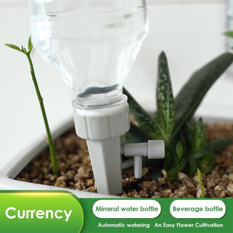 12 stuks automatische watergeefsystemen met spikes, automatische druppelirrigatie voor kamerplanten, bloemen, huishoudelijke watergeefsystemen, flesdruppelirrigatie