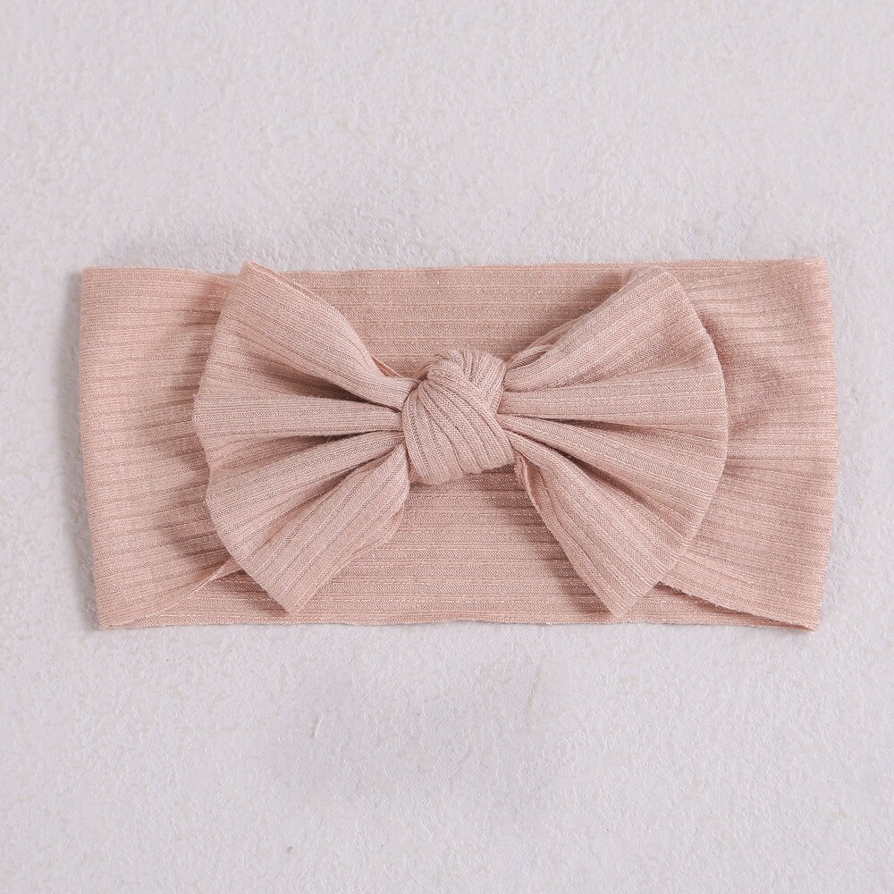 Diadema roja para niña recién nacida, accesorios para el cabello para niña, turbante con lazo sólido, diadema para niña: 4