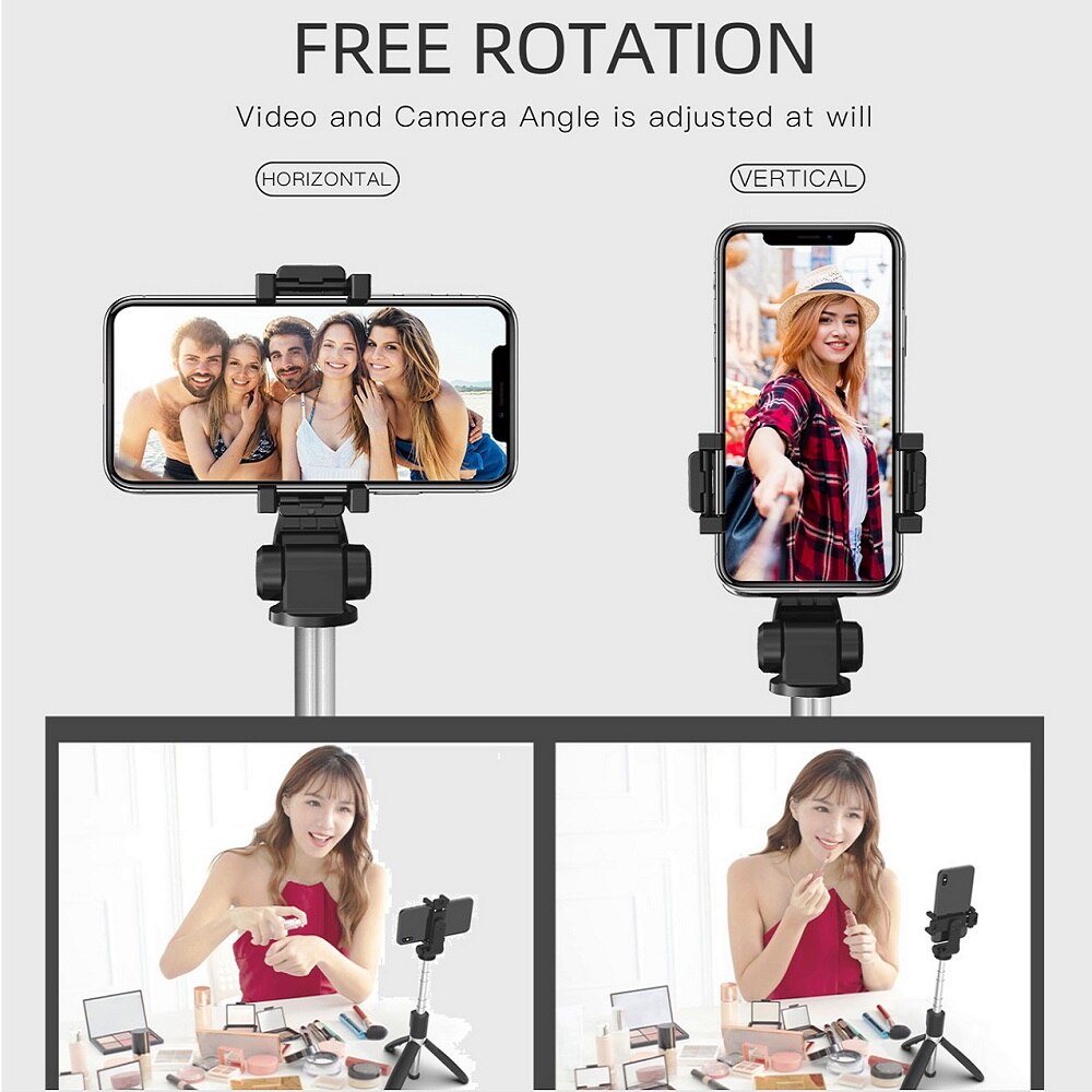 FGCLSY Bluetooth Selfie Stick - 700mm Extendable Tripod for iPhone & Android