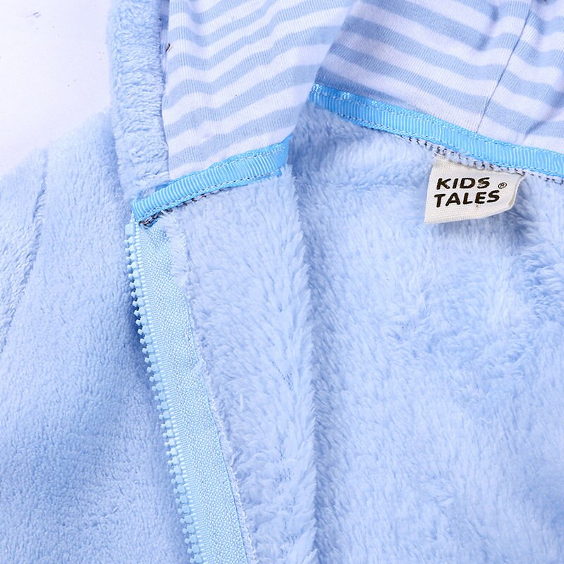 Kevät syksy fleece vauvan huppari söpö karhu hupullinen takki pojille tytöille vauvan lasten ulkovaatteet