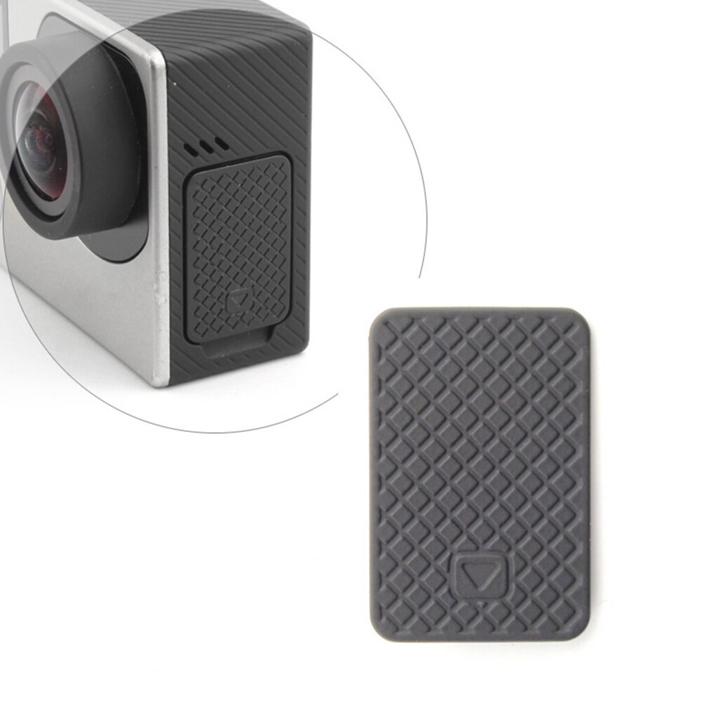 Couvercle de porte latérale USB de remplacement, pour GoPro Hero 4 3 + 3, noir, argent, accessoires de caméra