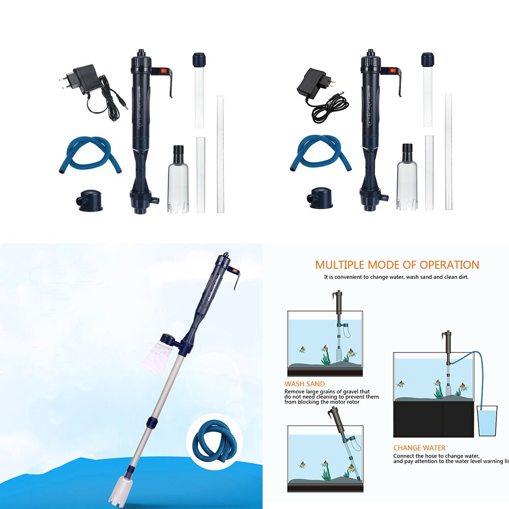 Elektrische Aquarium Water Verandering Pomp Cleaning Tools Water Changer Bodemreinigers Siphon Voor Aquarium Water Filter Pomp