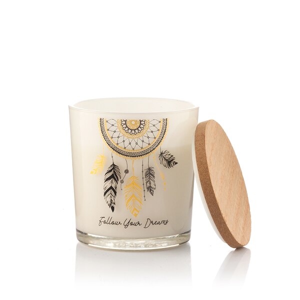 Bougie parfumée Mandala attrape-rêve | Bougie parfumée