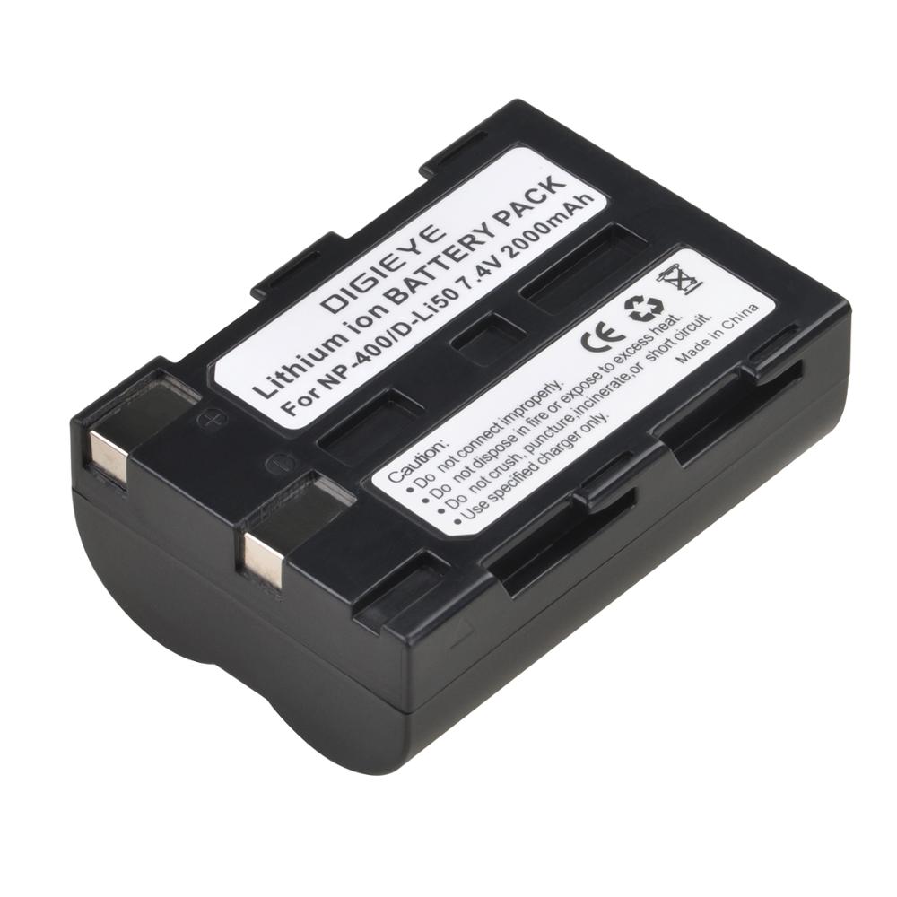 2000mAh NP-400 NP400 D-LI50 DLI50 Battery for Pentax K10D K20D, Konica Minolta DiMAGE A1, A2, Dynax 5D, 7D, Maxxum 5D, 7D