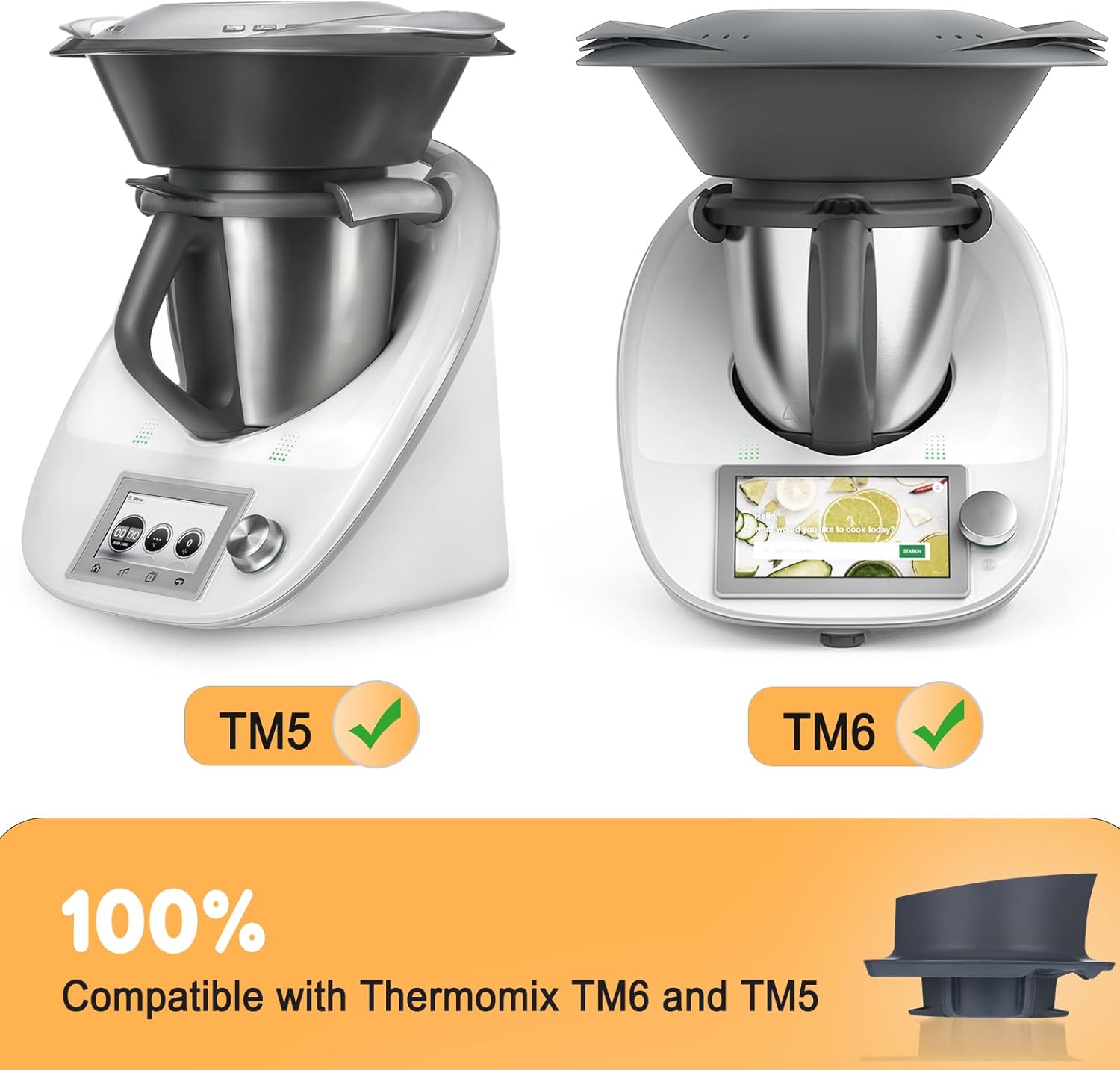 Lebensmittel Rührgerät Kochen Messbecher Rührgerät Teil für Vorwerk Thermo mischen TM5 TM6