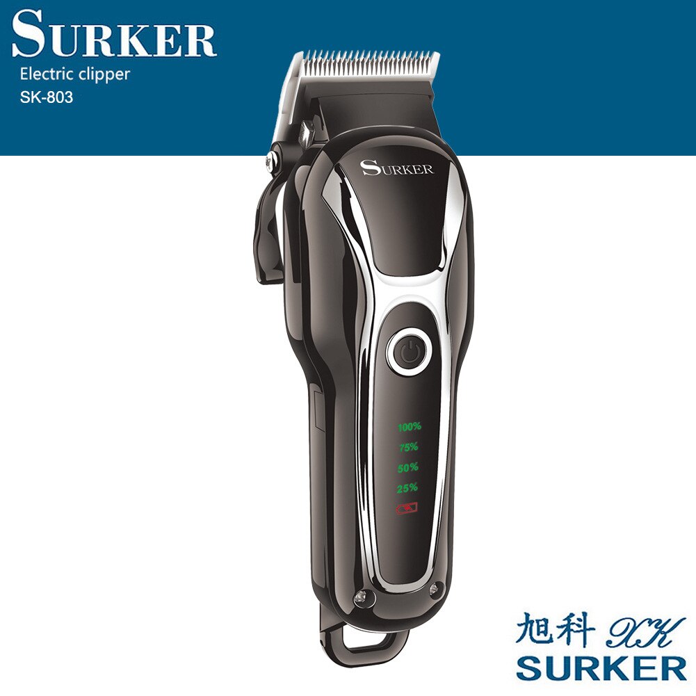 Surker products krachtige vloeibare kristal tondeuse topklasse professionele kapsalon elektrische tondeuses sub-charge p