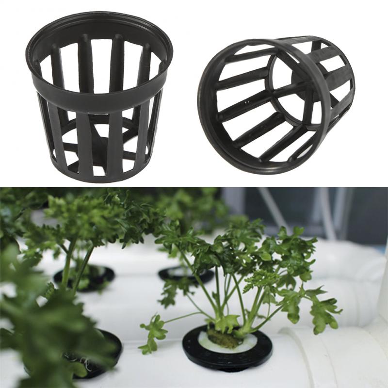 10Pcs Plastic Aquatic Pots Basket For Aquarium Water Flower Plant Grass Cultivate Pot And Aquarium Fish Tank Aquatic Decoration