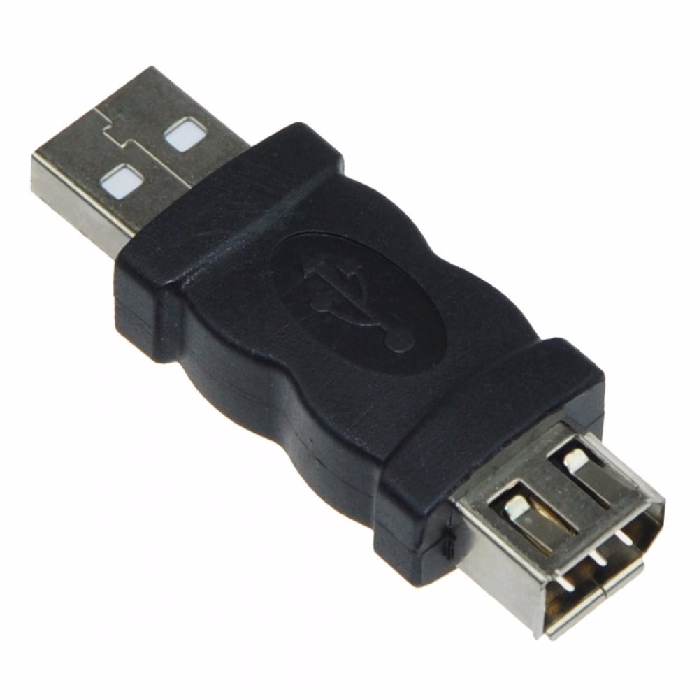 USB 2.0 EINE Männlichen zu Firewire IEEE 1394 6 p Weibliche Adapter Konverter Stecker F/M