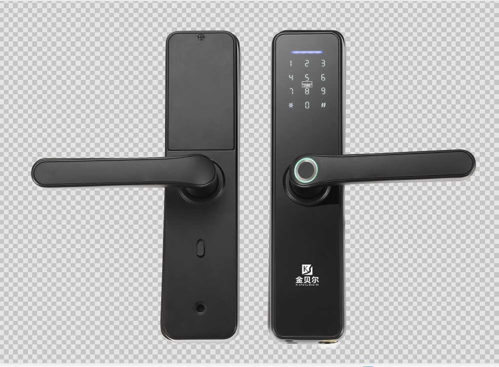 Tuya wifi tt bluetooth app biometrisk fingeraftryk rfid smart digital dørlås