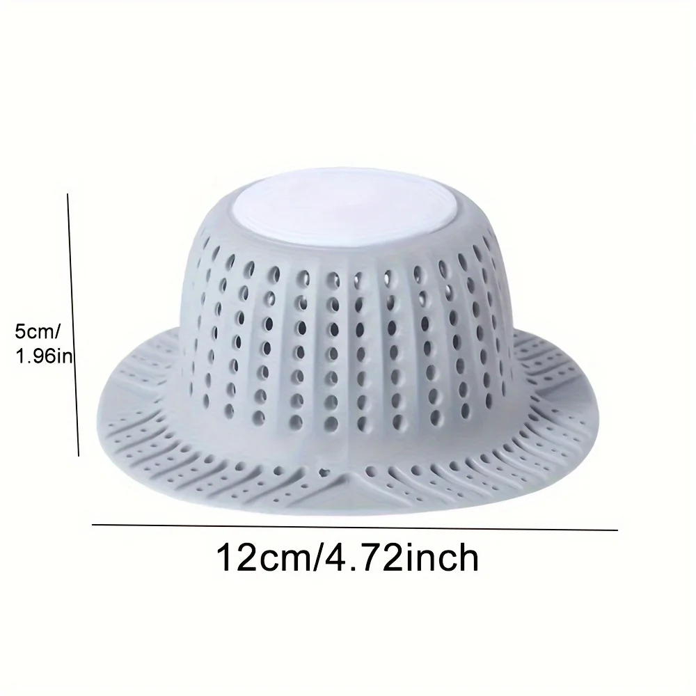 1PC Bathtub Drain Hair Catcher Collapsible Drain Protector for Pop-Up and Regular Drains of Shower Bathtub Tub Bathroom Sink