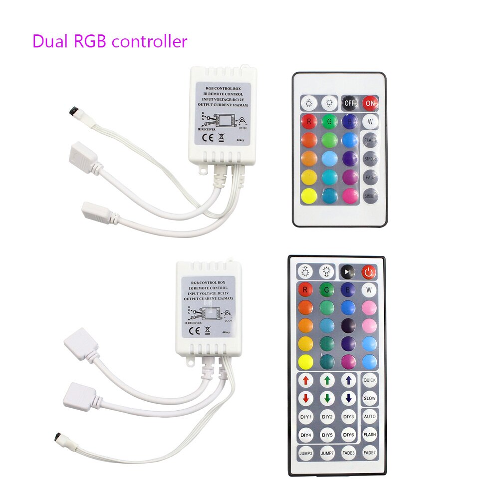Led Controller 44 Keys 24 Keys LED IR RGB Controler LED Lights Controller IR Remote Dimmer DC12V WiFi Control For RGB LED Strip