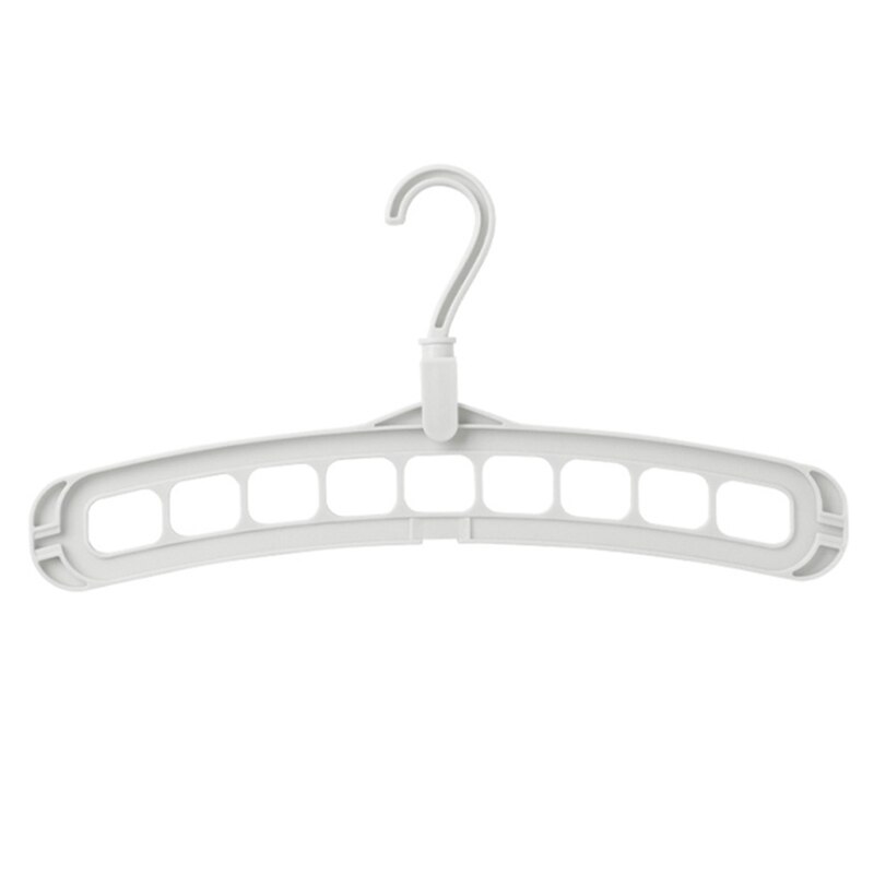 Multifunctional 360 Rotating Arc Hanger Nine-hole Rotating Drying Racks Drying Rack Household Storage Hanger: H