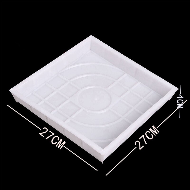 27x27x4cm DIY Square Garden Path Concrete Plastic Brick Mold Paving Propylene Pavement Walkway Garden Buildings Accessories
