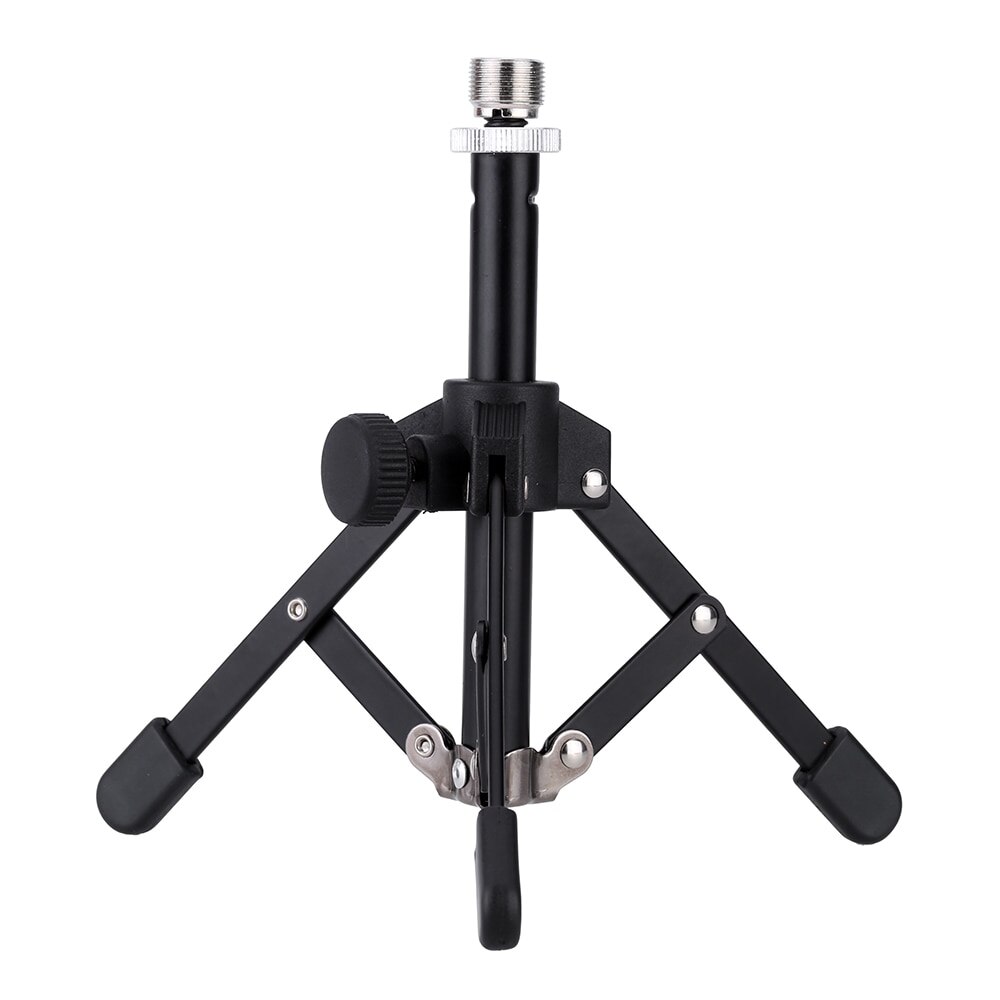 Ammoon MS-12-Mini trípode plegable de sobremesa, soporte para micrófono y micrófono, accesorios para instrumentos musicales electrónicos