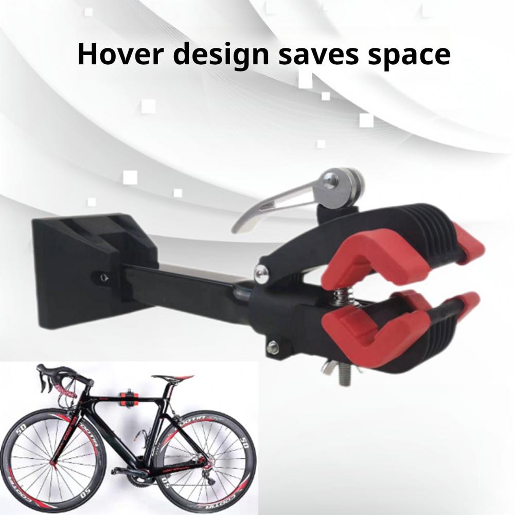 Estante de bicicleta montado en la pared, soporte de reparación de bicicletas duradero con altura ajustable, fuerte capacidad de carga para bicicleta fácil para banco de trabajo