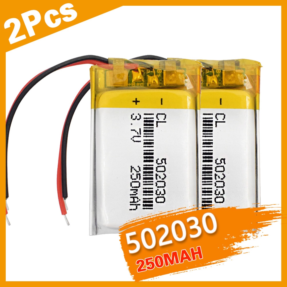 Batteria 502030 3,7V 250mAh Ricaricabile Li-Po Polimeri Ioni Litio - Foto 8