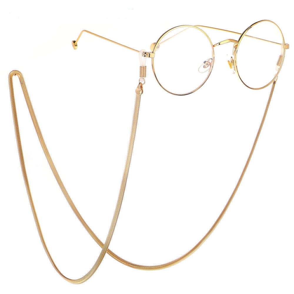Unisex briller solbriller briller hip-hop vintage kædeholder snor lanyard halskæde brille kæde holder