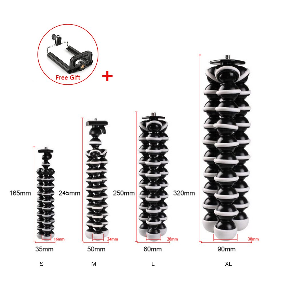 Octopus tripod for phone Camera tripod phone live stand large medium small photographic accessories general mini octopus tripod