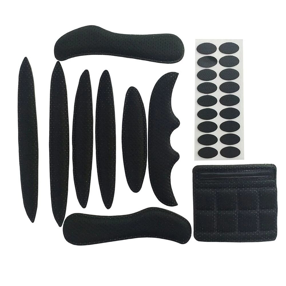 27 Stks/set Universele Helm Inner Padding Foam Pads Kit Verzegelde Rode Spons Outdoor Sport Fietsen Motorcycle Fiets Accessoires