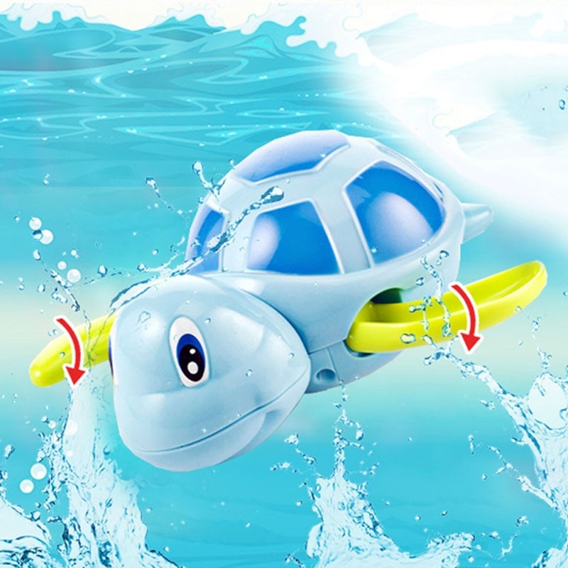 1Stck Neue Nette Ebene Schildkröte Delfin Baby Dusche Spielzeug freundlicher Schlecht Klassische Uhrwerk Spielzeug freundlicher Schwimmen Schwimmbad Zubehör