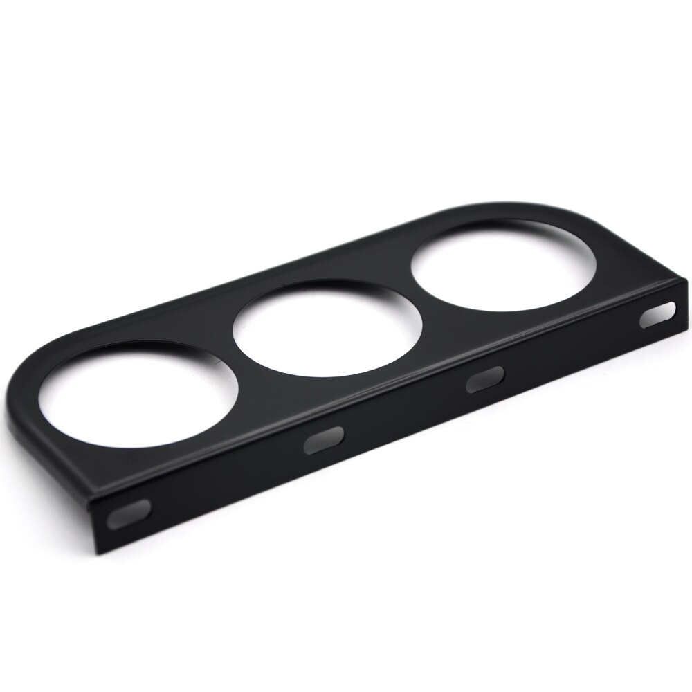 2 &quot; 52 mm vita ansiktsvattentemp/ oljetemp/oljepress psi/ oljepress kg/volt/amperemeter/bränslenivå (utan flottör) mätare bilmätare: Trippelhållare
