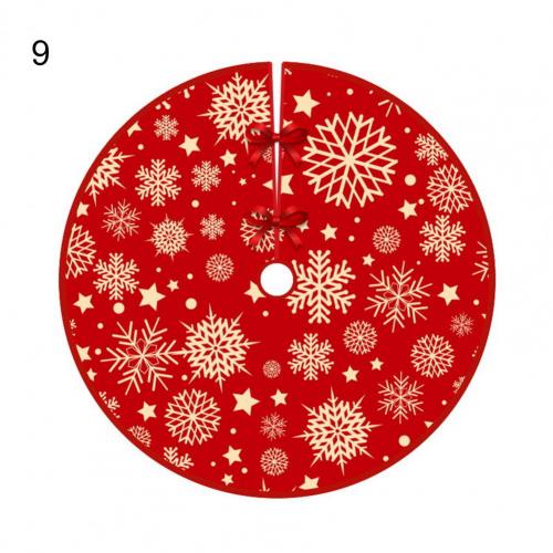 80% hübsche, runde, dekorative baumdecken aus flanell für weihnachten – exquisite baumunterlagen für feste: 9