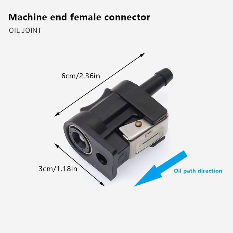 Brandstofleidingconnector buitenboordmotor ​ voor Motorboot Accessoires Vrouwelijke Slangfitting Pijp Adapter Gezamenlijke: Rood