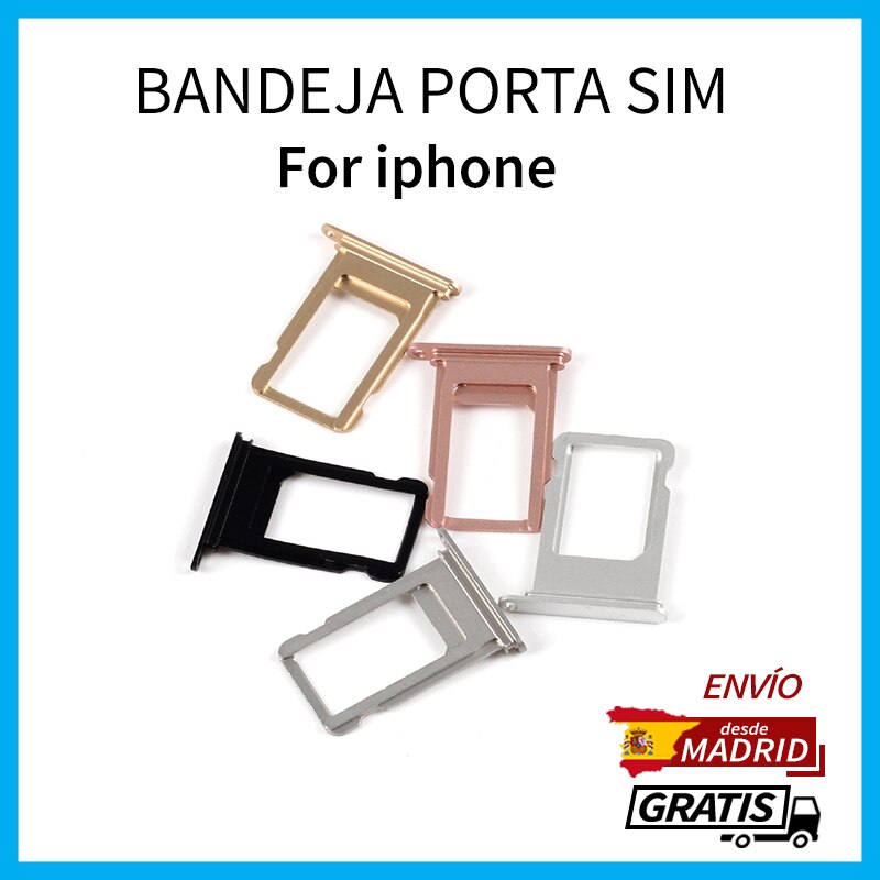 Sim Tray Voor Iphone 8G 8 Plus Houder Sim-kaart Apple Kleur Grijs Goud Zilver Roze Uit Spanje gratis