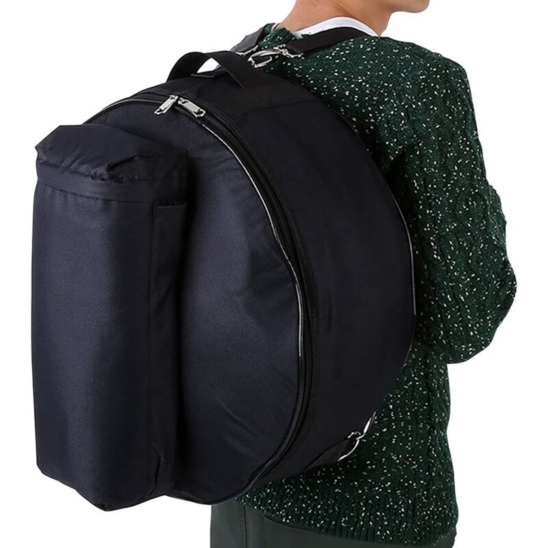 HK.LADE Snare Trommel Tasche, Tragbare Oxford Tuch Snare Trommel Rucksack Wasserdicht Fall mit Außerhalb Taschen Abnehmbare Schulter Gurt