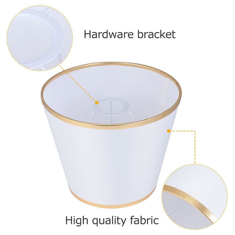 1pc Simple Cloth Lampshade Table Lamp Accessory for Home Office