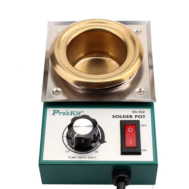 Lead Free Solder Pot Soldering Desoldering Bath Tin melting furnace Wire Tinning Tool 150W/200W/250W/300W: GRAY