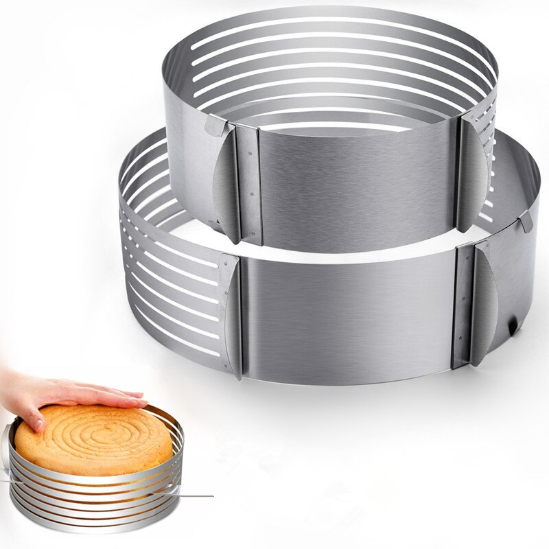 Adjustable Cake Cutter Slicer Stainless Steel Bread Cake Slicer Cutter Mold Cake Molds DIY Cake Decora Tools Baking Accessories