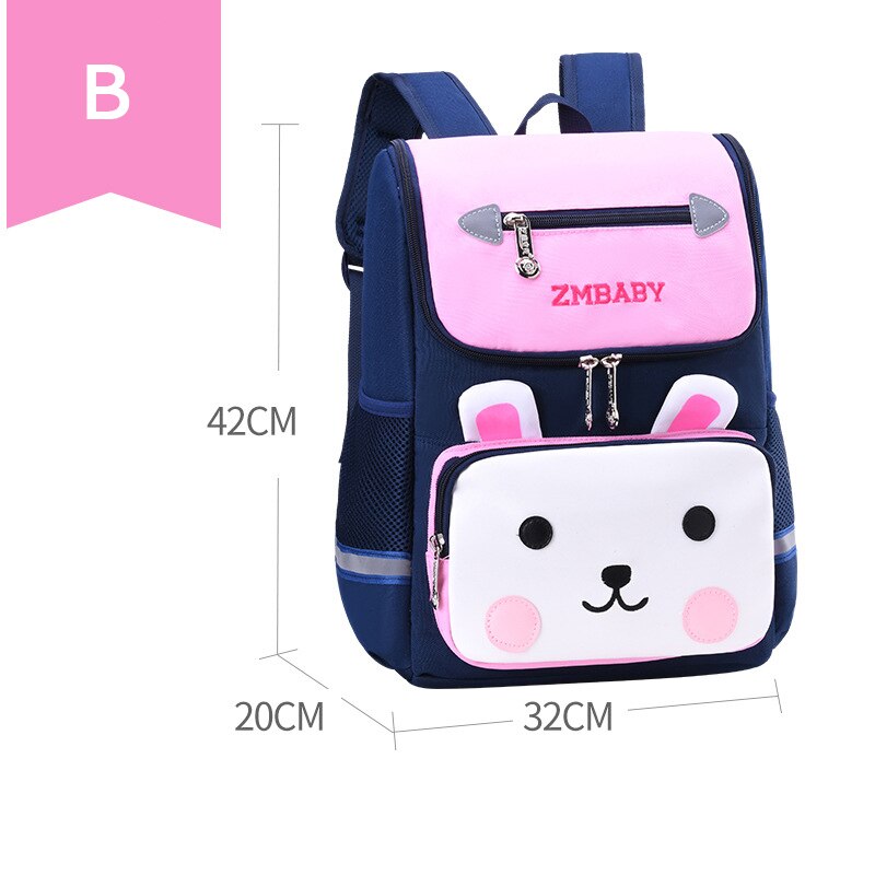 Leuke Cartoon Konijn Prinses School Rugzak Voor Meisjes 3 Maten Primaire Schooltassen Kids Travel Rugzakken Mochila Escolar