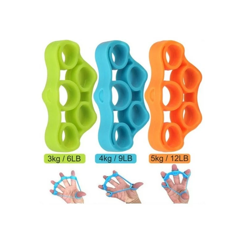 Silicone Finger Pull Ring for Training Rubber Ring Pull Ring Hand Grip Expander Forearm Wrist Training Carpal Bone
