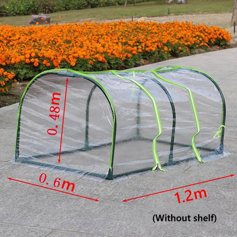 Dmuzsoih Couverture Serre Jardin 69x49x155cm - Housse De Remplacement Transparente Anti-UV