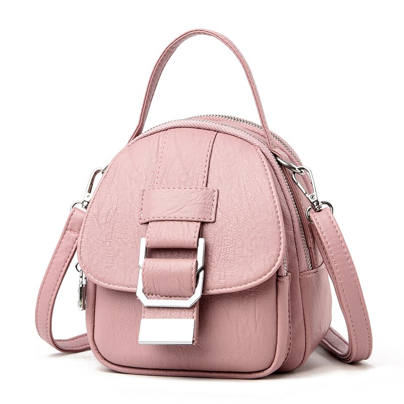 Olsitti Pu Lederen Schoudertas Voor Vrouwen Luxe Tas Clucth Portemonnee Vrouwen Handtassen Sac een Belangrijkste: Pink