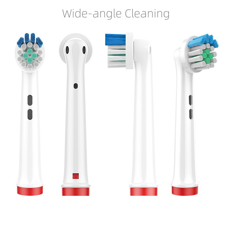 4Stck Dupont Borsten Elektrische Zahnbürste Köpfe Zähne Aufhellen/Tägliche Reinigung/Präzision Reinigung/Weiche Pflege Zähne funktion Für Oral B: verrotten