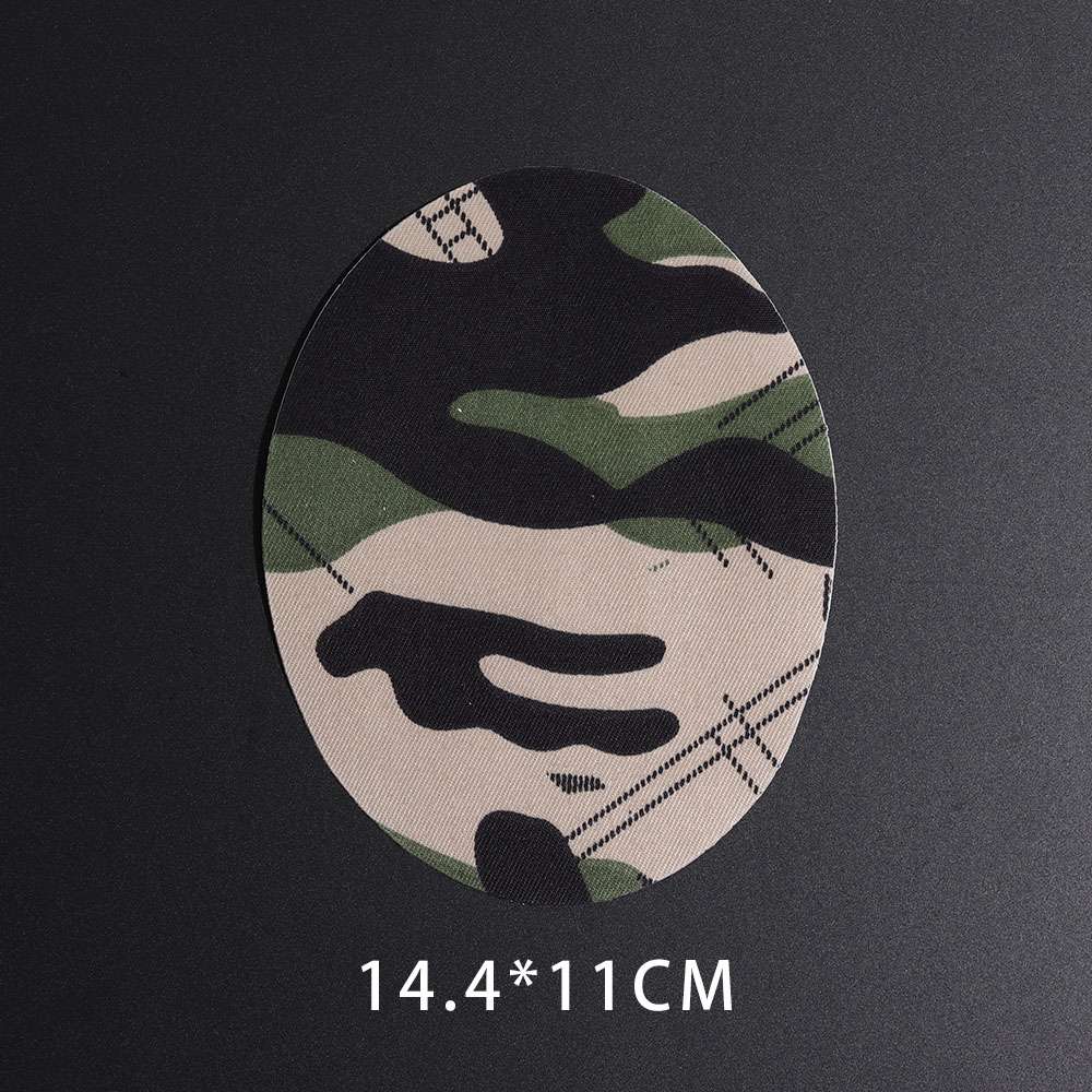 ArmyGreen-parche de tela para planchar, reparación de cuero, codo, rodilla, parches de mezclilla para ropa, pegatinas de mezclilla, accesorios de ropa: 13