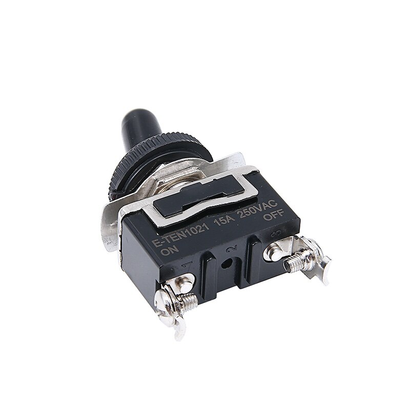 Durable Miniature SPST Toggle Switch 12V Small Heavy Duty On Off Toggle Flick Switch with Waterproof Cover for Switching Circuit